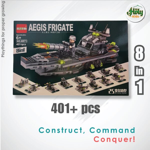 Battle Ship Building Blocks Set